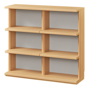 Modern Shirai P34 White Wooden <b>Bookcase</b> 4 Shelves Adjustable Height Freestanding Home Office Living Room Furniture Minimalist - Product Image 2
