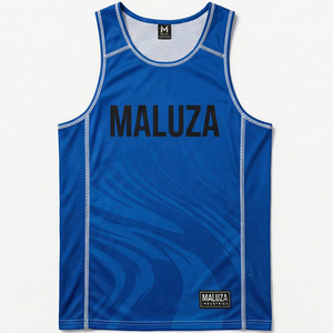 Conjunto Deportivo MALUZA Pro Fit, Camiseta y Pantalones Cortos de Baloncesto, Transpirable, Estampado, Tallas Grandes, Absorbe la Humedad, Logotipo Personalizado - Product Image 1