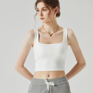 Exportador mayorista envía cada una de las camisetas sin mangas personalizadas para mujer, ropa de gimnasio hecha en Pakistán, con logística de suministro global rápida. - Product Image 5