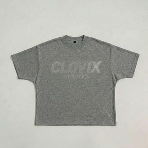 T-shirt sur mesure Clovix Sports, coupe ample et épaisse, impression personnalisée et strass sur toute la surface - Product Image 1