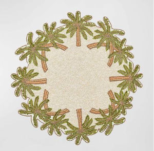 Napperons perlés brodés pour événements festifs et maisons – Napperons perlés tendance pour tables à café et à dîner - Product Image 2
