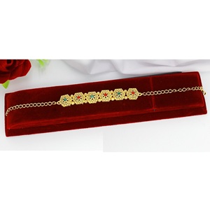 New Fancy Traditional Wedding Style <b>Girls</b> Adjustable <b>Bracelets</b> Gold Plated Classic Flower Design <b>Charm</b> <b>Bracelet</b> Beautiful <b>Girls</b> - Product Image 5