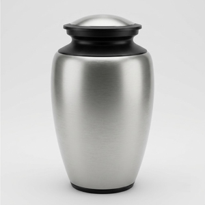Urna funeraria artesanal para cenizas humanas, urna de metal personalizada con tapa, urna conmemorativa para entierro y exhibición en el hogar. - Product Image 6
