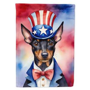 Manchester Terrier patriotique américain multicolore jardin drapeau boîte aux lettres décoratif cour drapeau bannière pour Patio oeuvre parterres de fleurs - Product Image 1