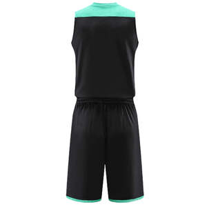 Nouvel ensemble maillot et short de basketball personnalisés en gros, vêtements de sport BSCI, uniforme de basketball pour hommes, 100% polyester - Product Image 2