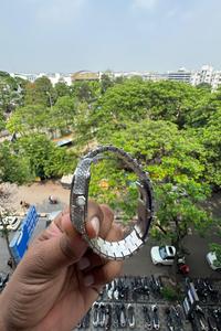 Montre automatique Moissanite entièrement sertie de pierres pour homme, bracelet en or blanc, montre en acier inoxydable style Hip Hop, cadeau pour rappeurs et amis - Product Image 6