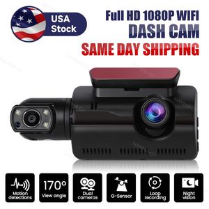 Videocamera per Auto DVR 1080P a Doppia Lente con Sensore G, Registratore Video Anteriore e Posteriore - Product Image 1