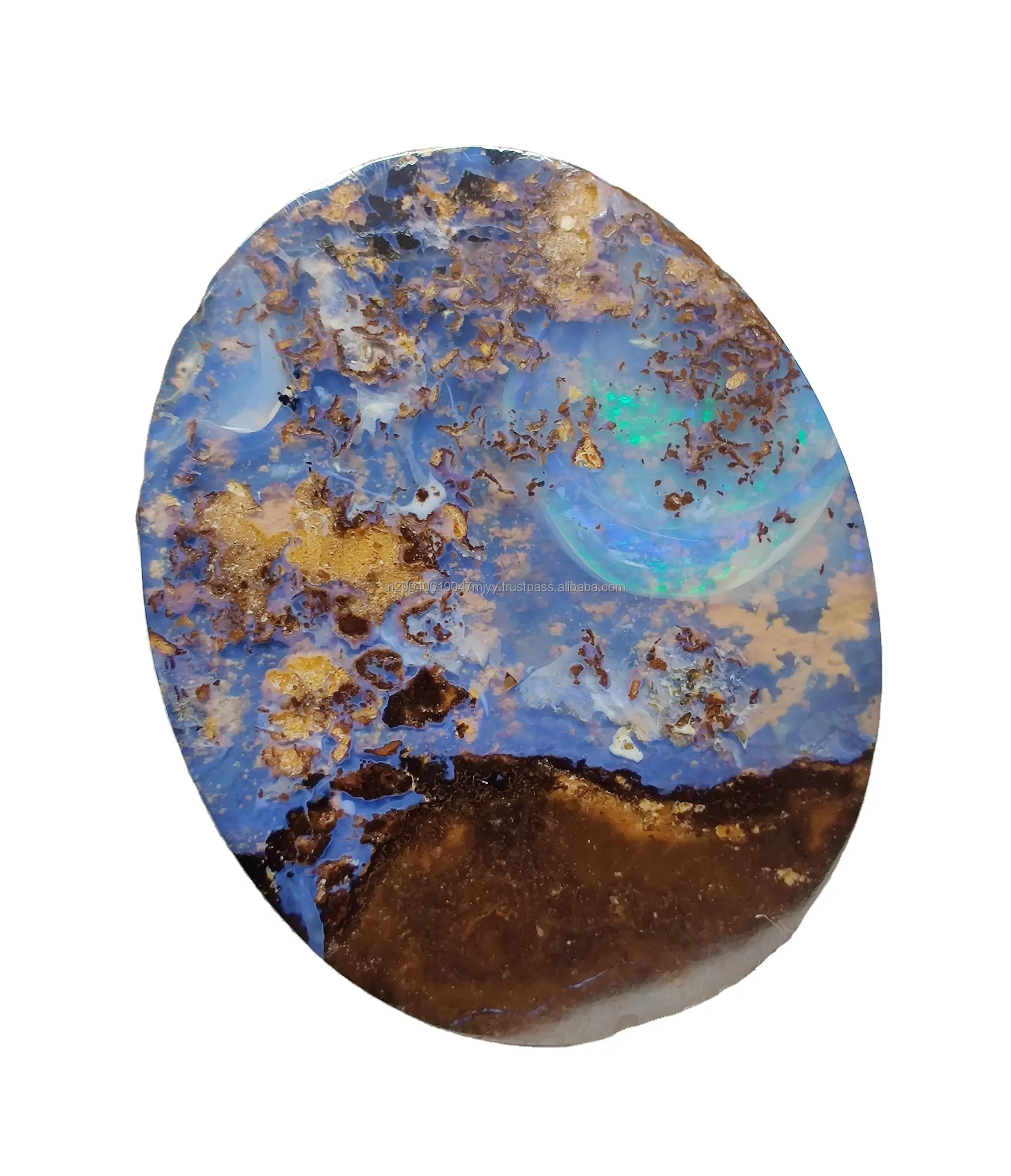 Натуральный валунный Опал Кабошон овальной формы, многоогненный австралийский опал, свободный драгоценный камень для сказочных украшений