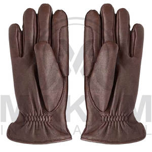 Gants en cuir d'hiver pour hommes, personnalisables, de haute qualité, best-sellers - Style vintage, compatibles avec les écrans tactiles, respirants, écologiques - Product Image 3