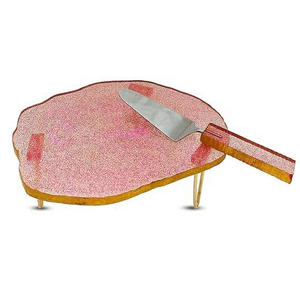 New Design Resin <b>Cake</b> <b>Stand</b> <b>Cake</b> Server Agate Look Handmade Eco-Friendly Dishwasher Safe Customized Size Color Hot Selling India - Product Image 3