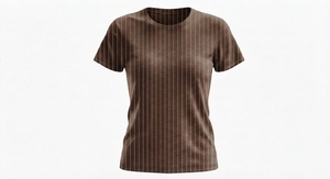 Nueva Llegada, Camiseta de Lona con Cuello Redondo para Mujer, Transpirable, Antiarrugas, Informal, con Impresión de Logotipo Personalizado, Alta Calidad, Precio Económico - Product Image 4