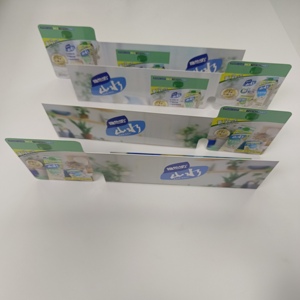 ป้ายโฆษณา PVC สำหรับวางบนชั้นวางสินค้า พิมพ์ลายตามสั่ง ป้าย POP สำหรับร้านค้าปลีก ซูเปอร์มาร์เก็ต - Product Image 4