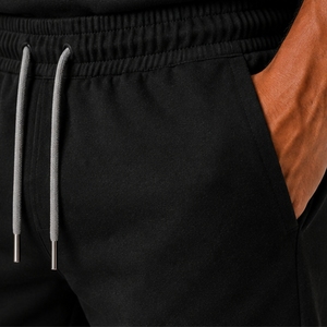 Black <b>And</b> Grey <b>Mens</b> T <b>Shirt</b> <b>Shorts</b> <b>Set</b> Crew Neck <b>Short</b> Sleeve Pocket Top Cargo Drawstring <b>Shorts</b> Casual Sportswear Summer Outfit - Product Image 5