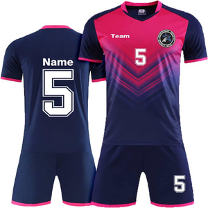 ชุดยูนิฟอร์มฟุตบอลแขนสั้นแบบระบายอากาศได้ดี ไซส์พลัส สำหรับผู้ชายและผู้ใหญ่ พร้อมปักชื่อและหมายเลขตามสั่ง สำหรับฤดูกาลใหม่ - Product Image 2