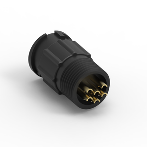 Conector de Latón Moldeado de 6 Pines, Tamaño B, con Cable, Impermeable, Clasificación IP67, 5A 250V - Product Image 2