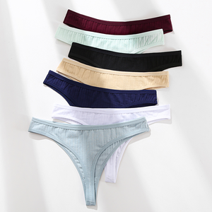 FINETOO Tangas de Algodón para Mujer, Transpirables, de Cintura Baja, Bikini, Tanga para Chica, Ropa Interior Sexy para Mujer - Product Image 6