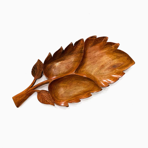 Wood Dry Fruit Tray Coffee Tea Serving Tray Fruit Serving Platter Snack Tray Dry Fruit Plate Tray Lowest Prices - Product Image 1