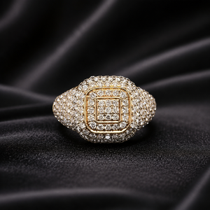 Newest Collection of <b>Iced</b> Out 925 Silver Moissanite Diamond <b>Rings</b> Hip Hop Diamond <b>Rings</b> Moissanite Jewelry for Men's - Product Image 5
