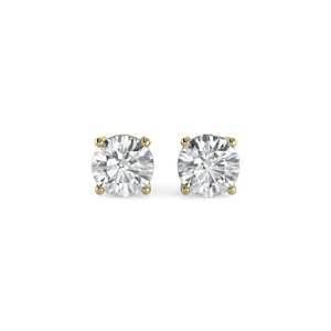 Fast Shipping Regular Classic 6.5mm 925 Sterling Silver D Color VVS Moissanite Stud <b>Earrings</b> for men and women - Product Image 3