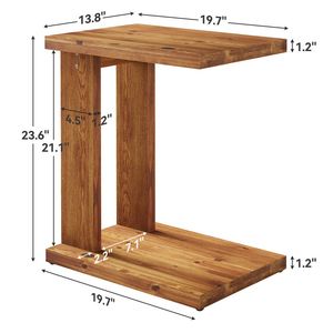 Tavolino da Comodino, Tavolino da Caffè e Tè, Tavolino Laterale per Divano - Product Image 6