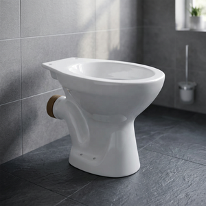 Egg Shaped Matt Peacock Green <b>Ceramic</b> EWC S/P Trap Anglo Indian Bathroom Toilet Commode <b>Pan</b> - Product Image 2