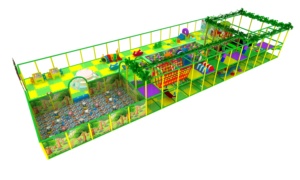 Indoor Plastic Play Center with Ball Pool <b>Slide</b> Climbing Wall for Kids Commercial Playground - Product Image 3