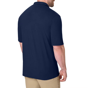 Últimos diseños de fabricantes pakistaníes: Camiseta polo colorida para hombre con logotipo bordado, hecha en fábrica de algodón, las mejores camisetas polo. - Product Image 2