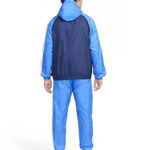 Conjunto Deportivo de 2 Piezas para Hombre, Primavera, 100% Algodón, Resistente, Transpirable, Chaqueta con Capucha y Cremallera, Pantalones de Entrenamiento - Product Image 2