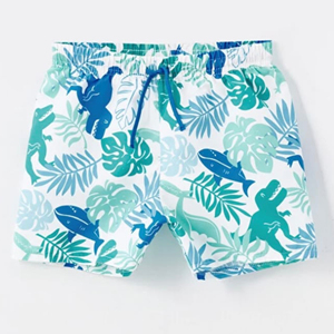 <b>Men's</b> Blue Animal Print <b>Swim</b> Trunks Quick Dry Mid Waist Drawstring Woven Fabric Patterned <b>Shorts</b> Summer Casual Style <b>Swim</b> <b>Shorts</b> - Product Image 2