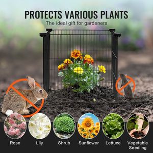 Rete Protettiva per Piante da Giardino Contro Animali 4.65M X 4.65M, Rete Metallica per Polli, Confezione da 5 Gabbie per Piante da Esterno - Product Image 6
