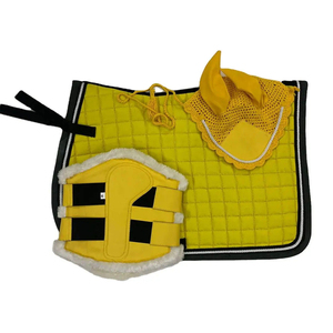 Ensemble de tapis de selle de dressage personnalisables de qualité supérieure, tissu confortable, produits d'équitation durables - Product Image 1