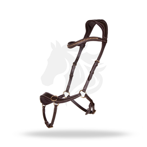 Brida anatómica sin cabezada de tamaño completo para equitación inglesa, para la comodidad del caballo - Product Image 1