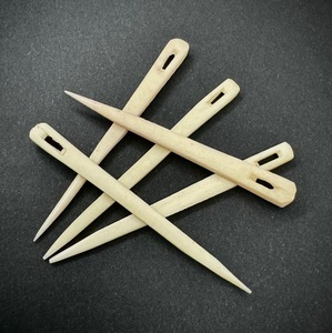 Top quality Eco-Friendly Buffalo Bone <b>Sewing</b> Needle Natural Shape Modern weaving Tool Leatherwork Weaving Crochet Home - Product Image 5