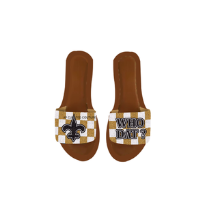 Pantoufles perlées faites à la main, dernières tendances, personnalisées pour les fans de matchs sportifs et les pom-pom girls – Design artisanal - Product Image 4