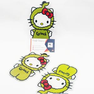 Custom Acrylic Eyelash Extension Holder Square Grinch Print Heart <b>Butterfly</b> Design Mixed Length Beauty Tool Green Sustainable - Product Image 5