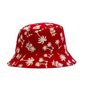 Chapeau Bob Unisexe en Polyester/Coton Doux Double Face Brodé 3D Effet Feuille de Cocotier Haute Qualité pour Usage Quotidien Décontracté - Product Image 4