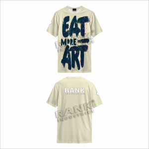 ผู้ผลิตจากปากีสถาน เสื้อยืดผู้ชายพิมพ์ลายคุณภาพสูง ผ้าฝ้าย 100% ขายดี ทรงหลวม ดีไซน์ใหม่ - Product Image 5