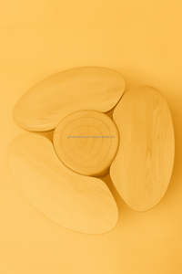 MA Sculptural <b>Solid</b> <b>Wood</b> Coffee Table Victoria MA Designer Coffee Table (Limited Edition) Luxury <b>Solid</b> Oak Sculpt Coffee Table - Product Image 3