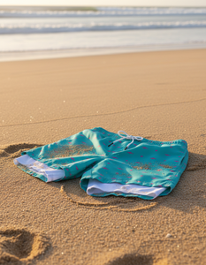 กางเกงชายหาดแบบซับลิเมชั่นสั่งทำพิเศษ 2 in 1 กางเกงว่ายน้ำพร้อมกางเกงเลกกิ้งซับใน แฟชั่น แห้งเร็ว ผ้าซาตินโพลีเอสเตอร์ 100% - Product Image 6