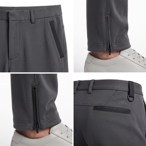 กางเกงยูทิลิตี้ผู้ชายผ้าเมอริโนผสมไนลอนทรงเรขาคณิตแบบสบายๆ รุ่น Commuter Sweatpants ไซส์ XS กางเกงยูทิลิตี้ผ้าเมอริโนผสมไนลอนแบบสบายๆ รุ่น Commuter Sweatpants - Product Image 4