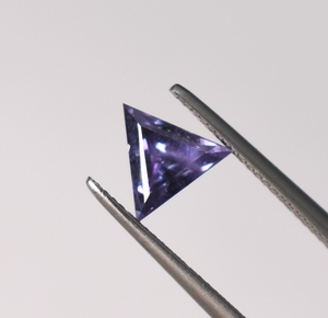 Piedra preciosa suelta de laboratorio, corte trillón, 16 mm, piedra piramidal triangular creada en laboratorio - Product Image 5