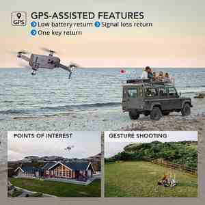 Dron Profesional F11S 4K Pro de Alta Calidad con Cámara, 3KM WIFI, GPS, EIS, Gimbal Antivibración de 2 Ejes, FPV, Quadcopter Profesional sin Escobillas - Product Image 5