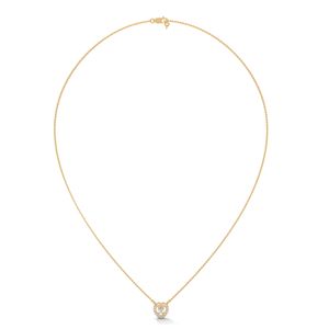 Collar con Colgante de Diamante Clásico Corte Esmeralda, Oro con Diamantes Creados en Laboratorio, Joyería Fina para Mujer, Ideal para Aniversarios y Fiestas - Product Image 3