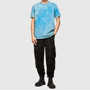 เสื้อยืดคุณภาพสูง 230gsm ผ้าฟอกกรด ทรงโอเวอร์ไซส์ คอกลม แขนสั้น สไตล์วินเทจ สำหรับผู้ชาย เหมาะสำหรับใส่เล่นกีฬา ลายพิมพ์เรียบ - Product Image 6