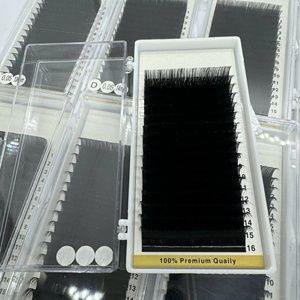 Extensiones de Pestañas Coreanas PBT de 8-25 mm, Personalizadas, de Marca Privada, Individuales, de Volumen, de Cachemira, Veganas - Product Image 4