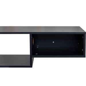 Supporto TV da parete galleggiante da 65,35 pollici con 20 LED colorati e stazione di ricarica - Product Image 4