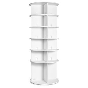 Scarpiera Girevole a 6 Livelli a 360 Gradi, Espositore Girevole 3D per Scarpe, Carosello Portascarpe Lazy Susan - Categoria Prodotto: Scarpiere - Product Image 1
