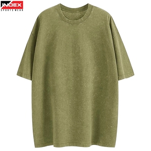 Ropa Urbana de Primera Calidad, Lavada con Ácido, Poliéster/Algodón, Corte Regular, Ecológica, Transpirable, con Logotipo Personalizado, Estilo Vintage, Unisex - Product Image 1