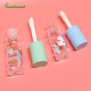 Échantillons Gratuits de Tubes de Gloss à Lèvres Transparents de 17/15 ml, Capacité de 15 ml, avec de Mignons Animaux Imprimés en 3D et un Grand Pinceau - Product Image 2