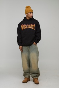 Sweat à capuche personnalisé DTF pour homme, impression graphique sur mesure, sweat-shirt à capuche OEM, streetwear décontracté, haut à manches longues, vêtements pour homme - Product Image 6